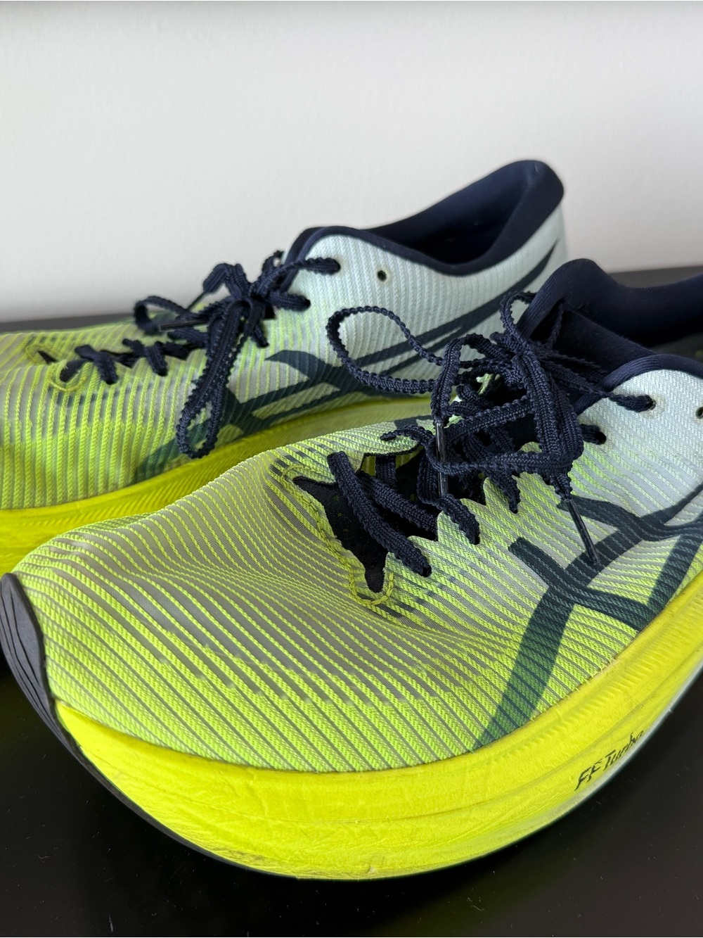 Asics Men’s Neon Yellow Metaspeed size 11.5